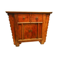 Y Shaped Chinese Antique Cabinet Made of Elm Wood