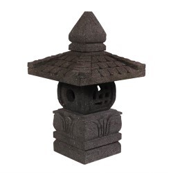 Garden Lantern Japanese Stone Spirit House 22"H Garden Lantern Japanese Stone Spirit House 22"H