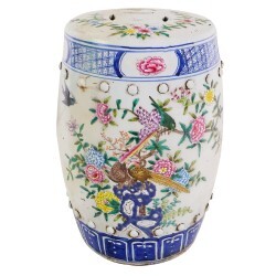 Vintage Chinese Porcelain Garden Stool