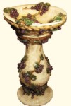 Ceramic Garden Birdbath