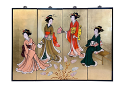 Oriental Wall Panels Geisha Design