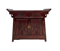 Bird and Flower Rosewood Wing Top Cabinet