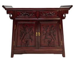 Bird and Flower Rosewood Wing Top Cabinet