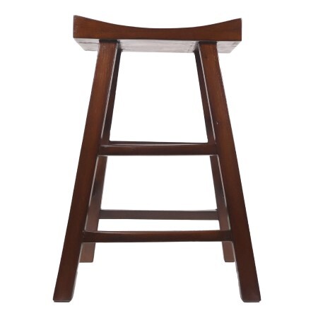 Oriental Bar Stool Moon Shaped Seat