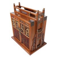 Asian Dowry Chest Hand Carved Elmwood Asian Dowry Chest Hand Carved Elmwood