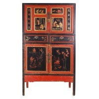 Chinese Laquer Antique Chest From Fujian