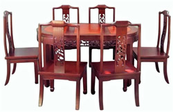 Hand Carved Chinese Dining Room Set