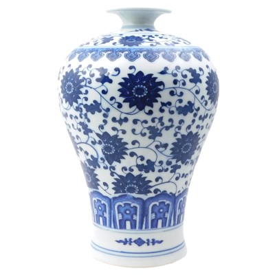 Porcelain Vase of Jingdezhen Floral Print