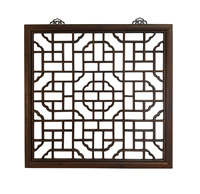 Carved Lattice Window Panel 31 Inches