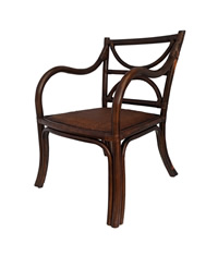 Oriental Rattan Arm Chair