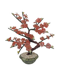 Oriental Stone Carved Tree