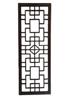Traditional Carved Wall Panel Elm Wood 62"