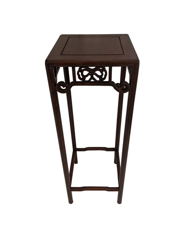 Oriental Rosewood Carved Plant Stand 36 Inches