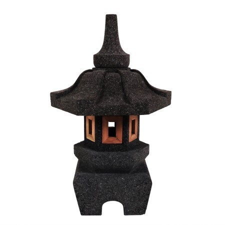 Japanese Garden Lantern in Stone, 20"H Japanese Garden Lantern in Stone, 20"H