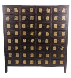 Oriental Medicine Chest Thrity Two Drawers and Sixty Three Inches High
