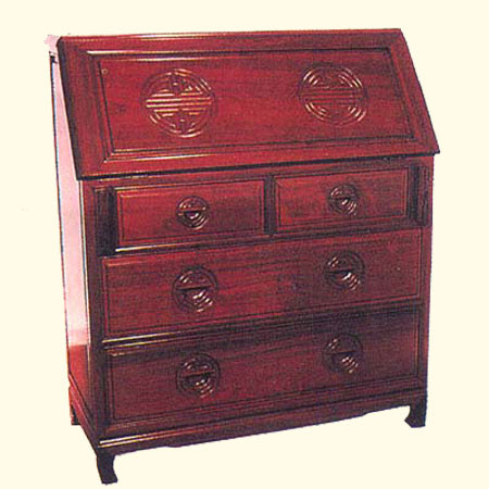 chinese rosewood writing desk