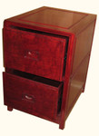 Solid Rosewood plain Ming style file cabinet