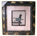 Bronze Tong Horse, Curio Box Frame
