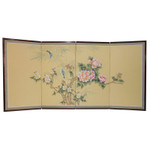 Asian Hand Painted Silk Screen