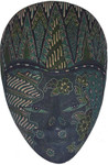 Hand painted Bali Style Mask