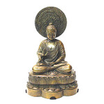 Bronze Sitting Buddha FREE SHIPPING