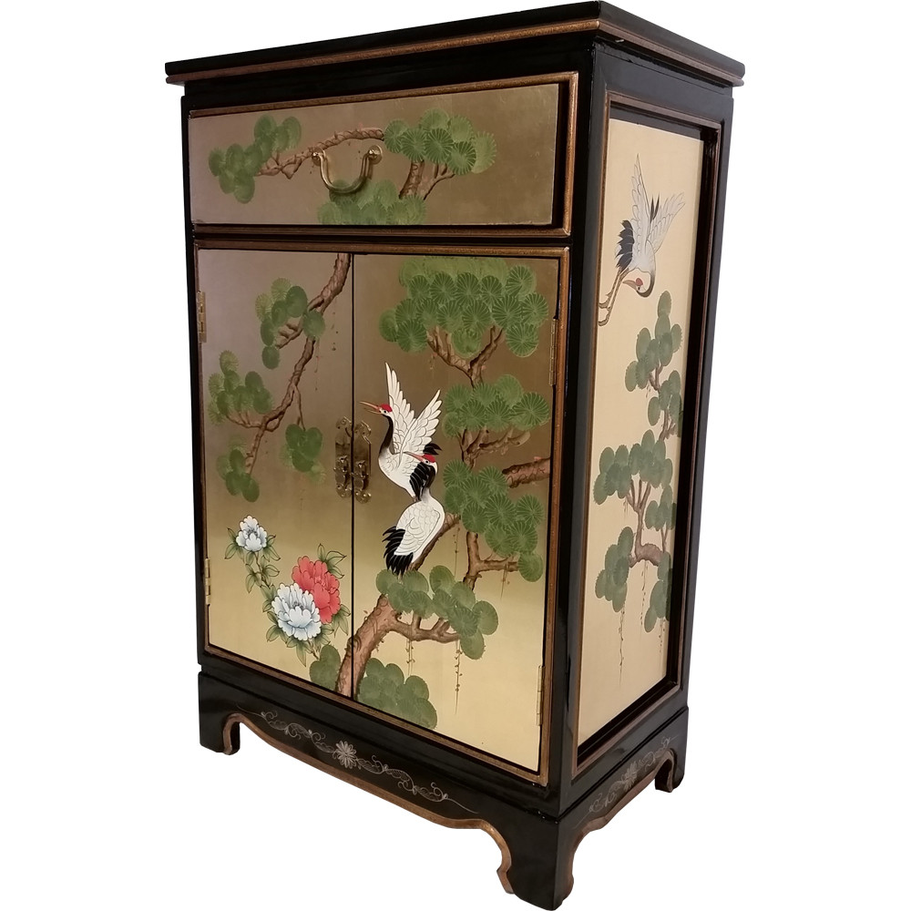 Oriental outlet shoe cabinet