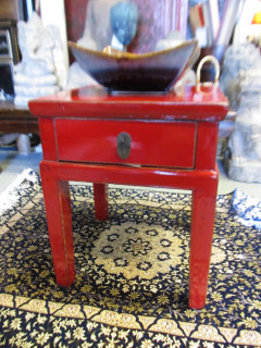 Red Lacquer table