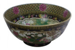 14" famille vert table bowl