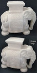 Ivory Elephant stool