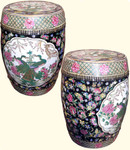 18 inch high porcelain garden stool