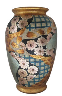 Chinese Porcelain Tong Chi Imari Vase in Art Deco Style