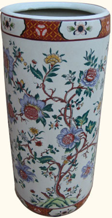 ceramic umbrella stand holder 18 inch high chinese porcelain umbrella stand with hand painted chrysanthemum flower design ceramic umbrella stand floral design in 18 ceramic umbrella stand holder 18 inch high chinese porcelain umbrella stand with hand painted chrysanthemum flower design ceramic umbrella stand floral design in 18