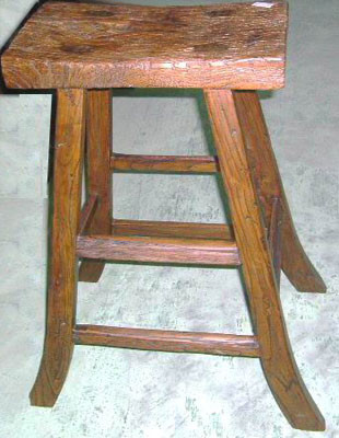 Chinese Bar Stool, Chinese Bar Stool Moon Shaped 29 High Oriental Furnishings Furniture Decor