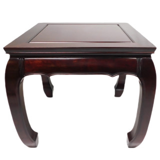 Chinese Chow Leg End Table Rosewood Finished