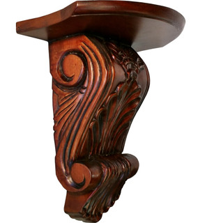 Wooden sconce