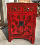 Antique Chinese Red cabinet