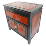 Asian two tone end table