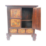 Tibetan carved cabinet