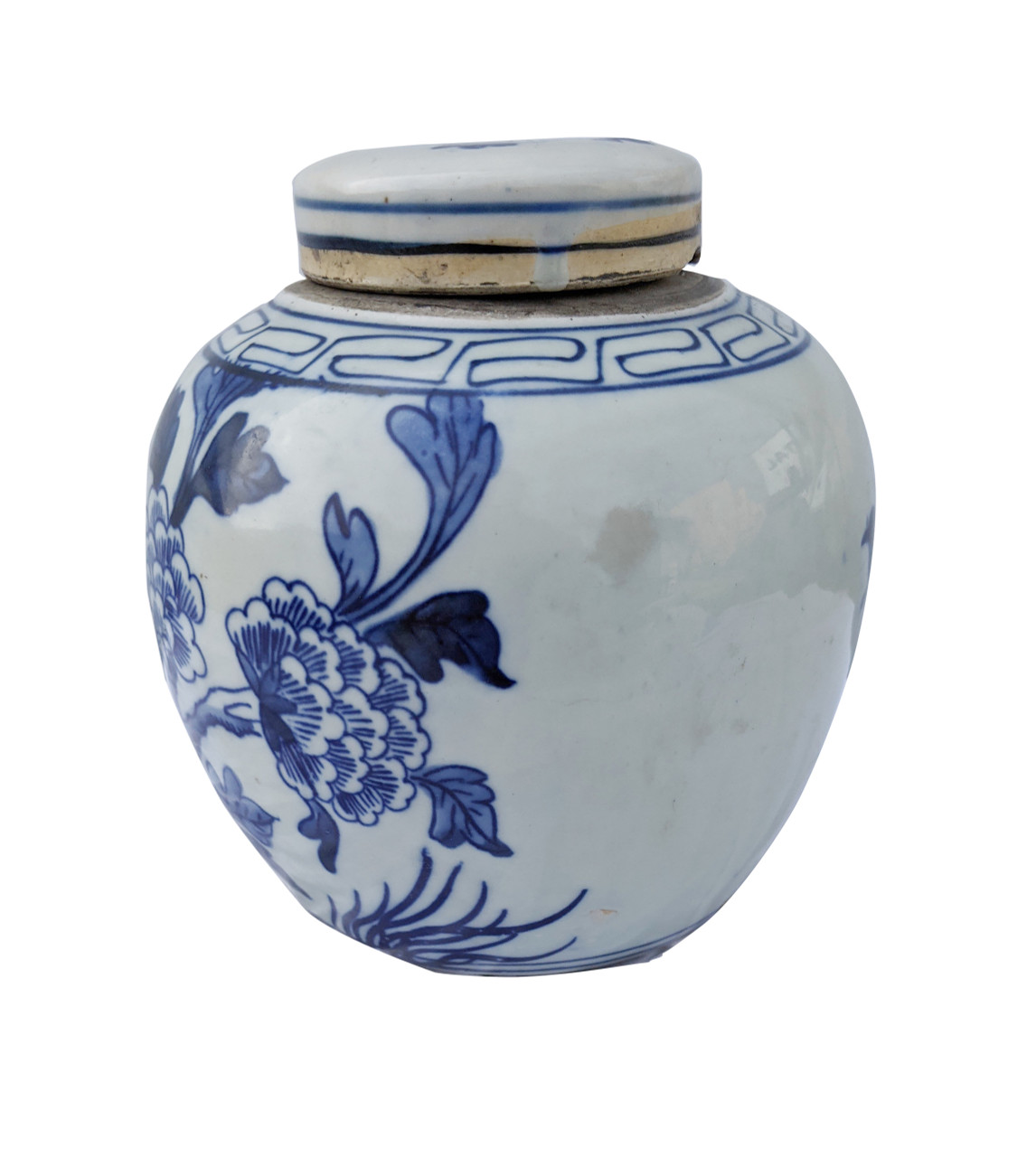 Chinese Oriental Small Blue White Porcelain Ginger Jar ws113 