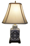 Blue and White Porcelain Table Lamp