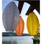 15" Oval/Oblong Nylon Paper Lanterns