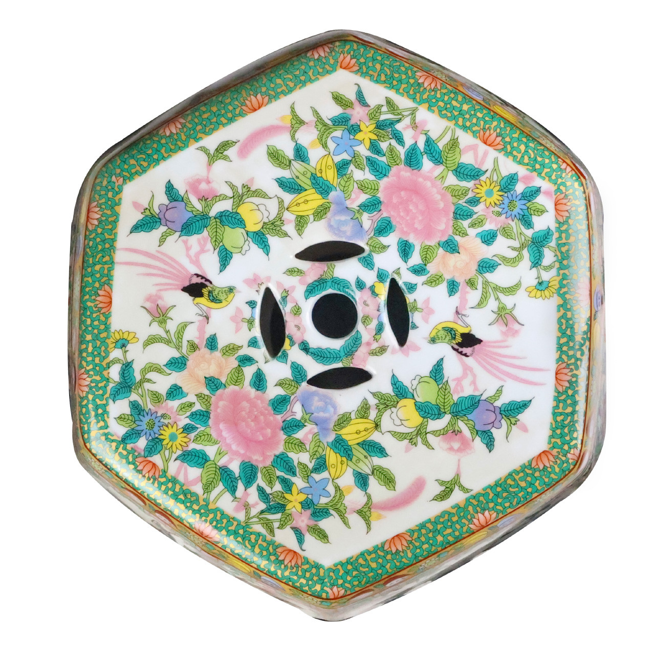 Oriental Furniture Warehouse Garden Stool in Chinese Porcelain in