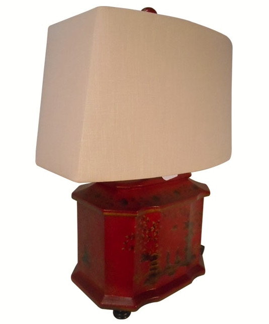 red lacquer lamp