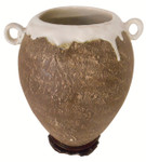 10"H. Earthen Porcelain Vase