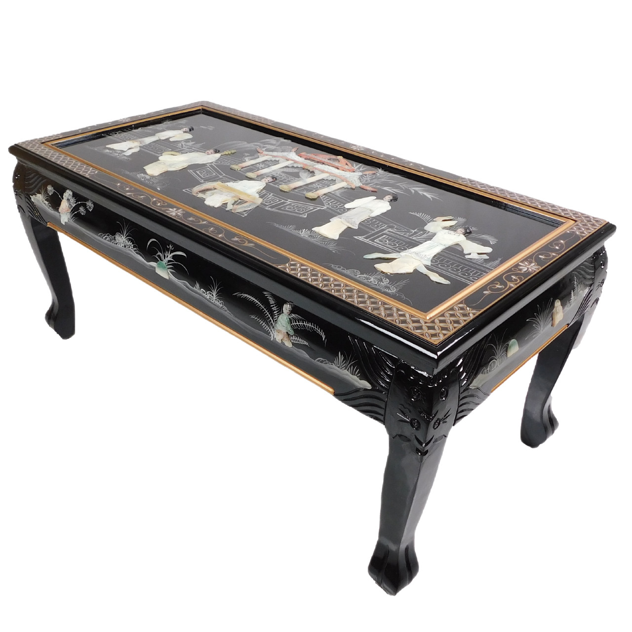Oriental Furniture Warehouse Oriental Coffee Table in Mother of