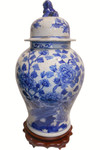 Chinese Porcelain Lion Lid Jar