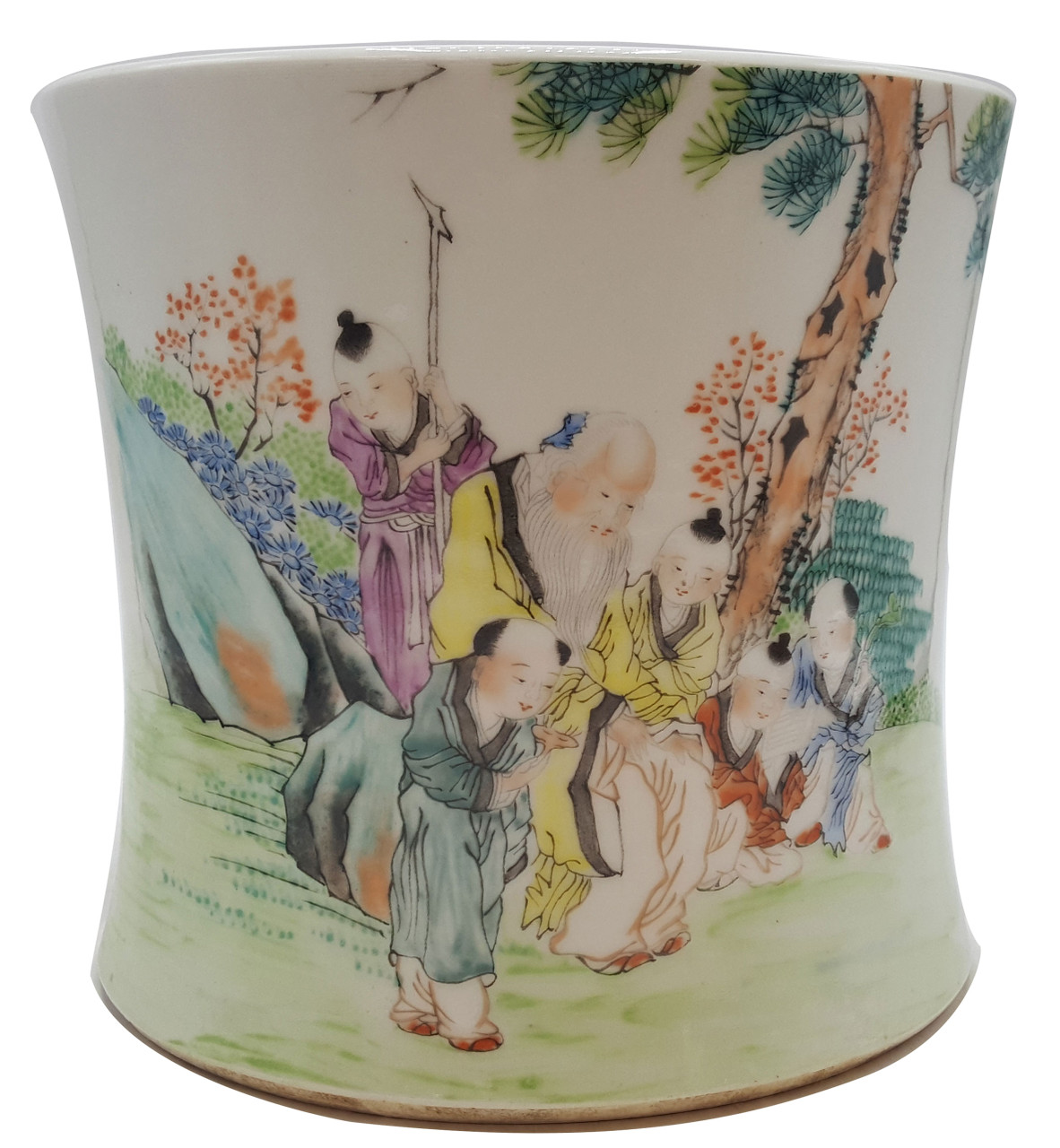 Antique Chinese Porcelain Brush Pot