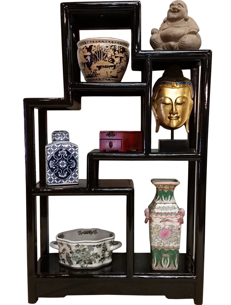Black lacquer bookcase discount