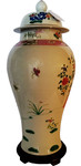 Chinese Porcelain Rose Jar