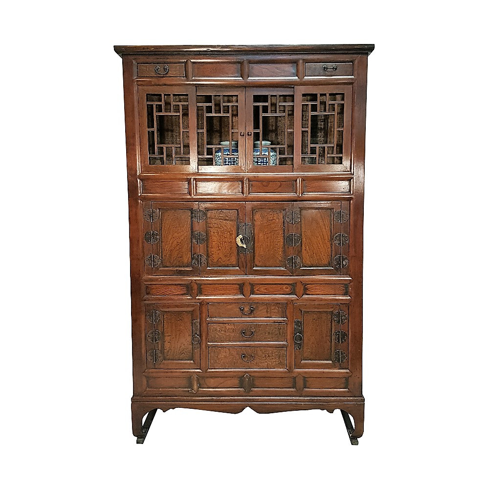 Korean Antique Kitchen Chest From The Turn of the 20 TH. Century